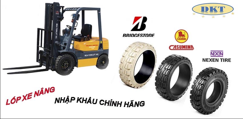 Lốp xe nâng chính hãng tại Đà Nẵng