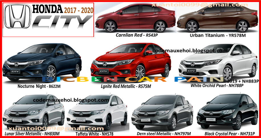 code-mau-xe-honda-city-2014-2020