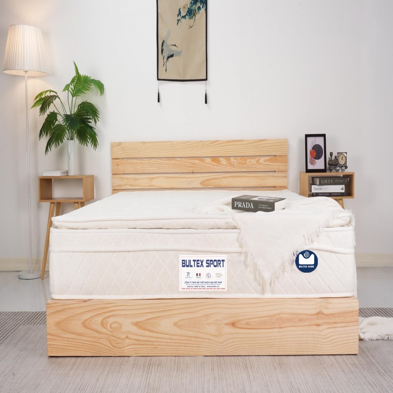 Đệm lò xo túi đa tầng Bultex Sport 4 viền BT06 Đệm Việt Pháp