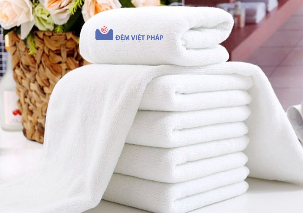 Khăn tắm 100% cotton 70x140cm KB01 Đệm Việt Pháp