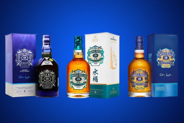 Ba phiên bản rượu Chivas 18