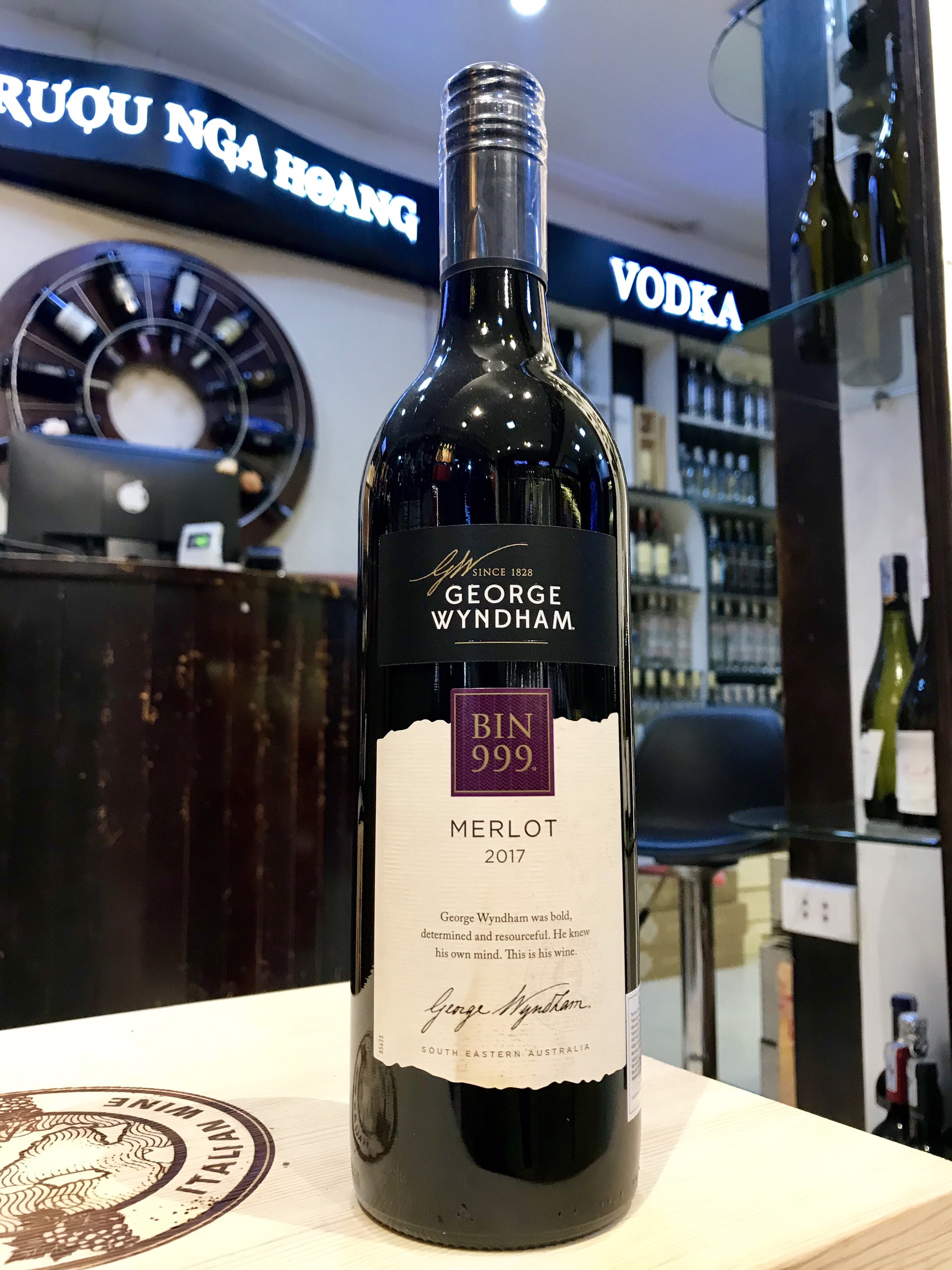 RƯỢU VANG BIN 999 MERLOT (VANG ÚC)