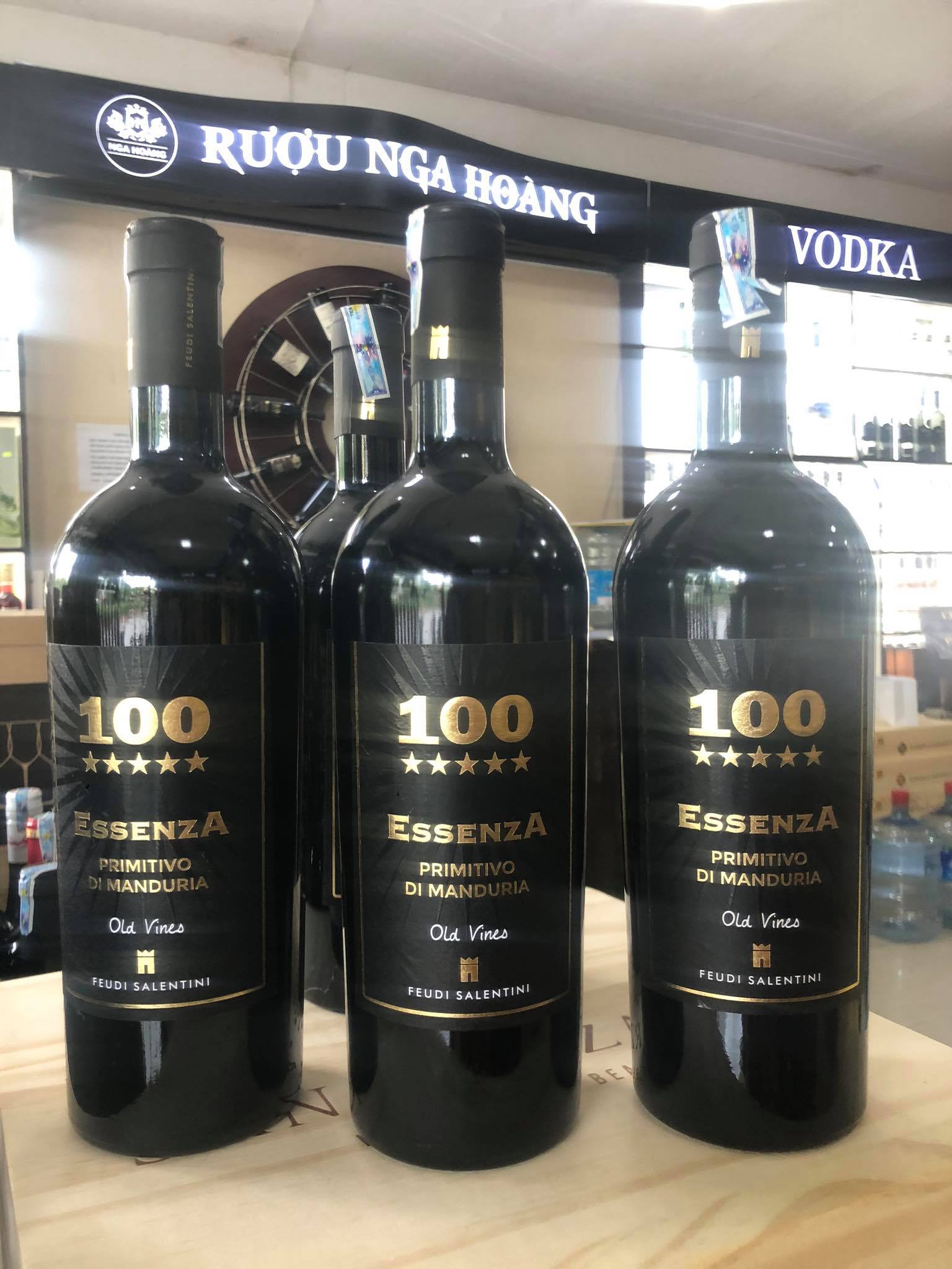 Vang đỏ 100 Essenza Primitivo di Manduria (VANG Ý)