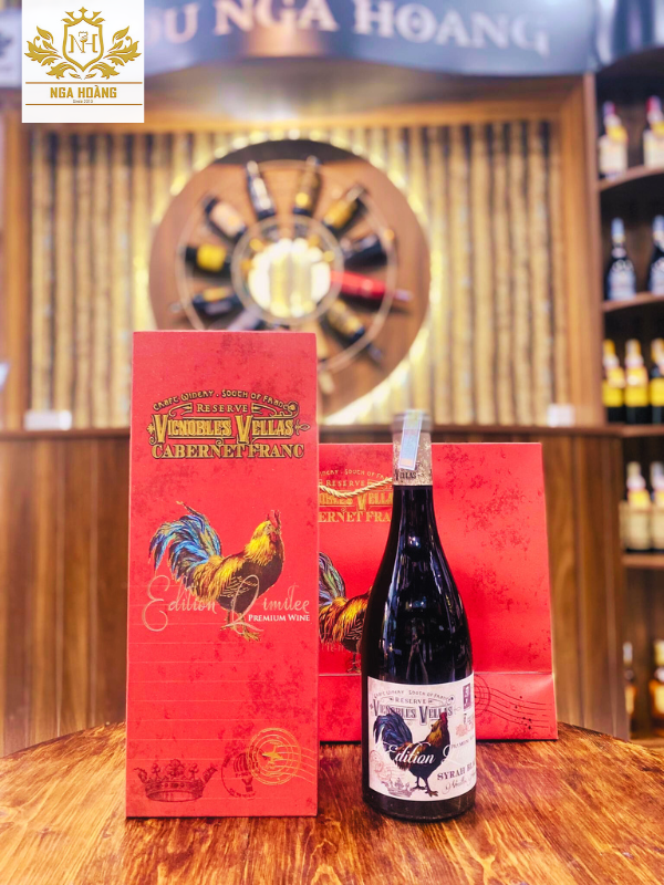 VANG PHÁP VIGNOBLES VELLAS SYRAH