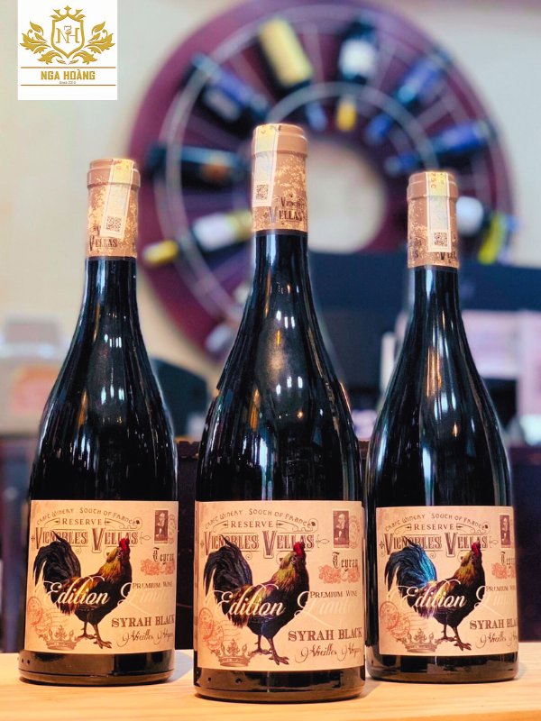 VANG PHÁP VIGNOBLES VELLAS SYRAH