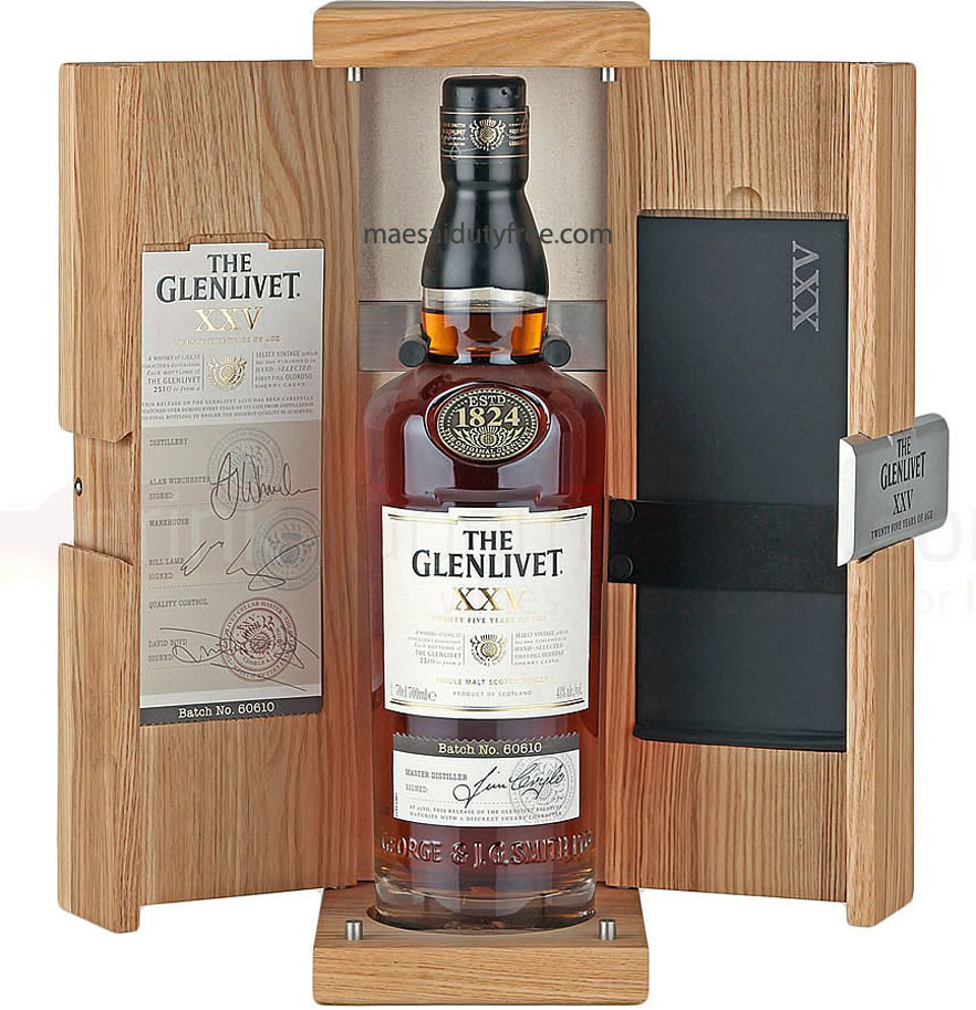 RƯỢU GLENLIVET XXV - 25 NĂM (Liên Hệ)