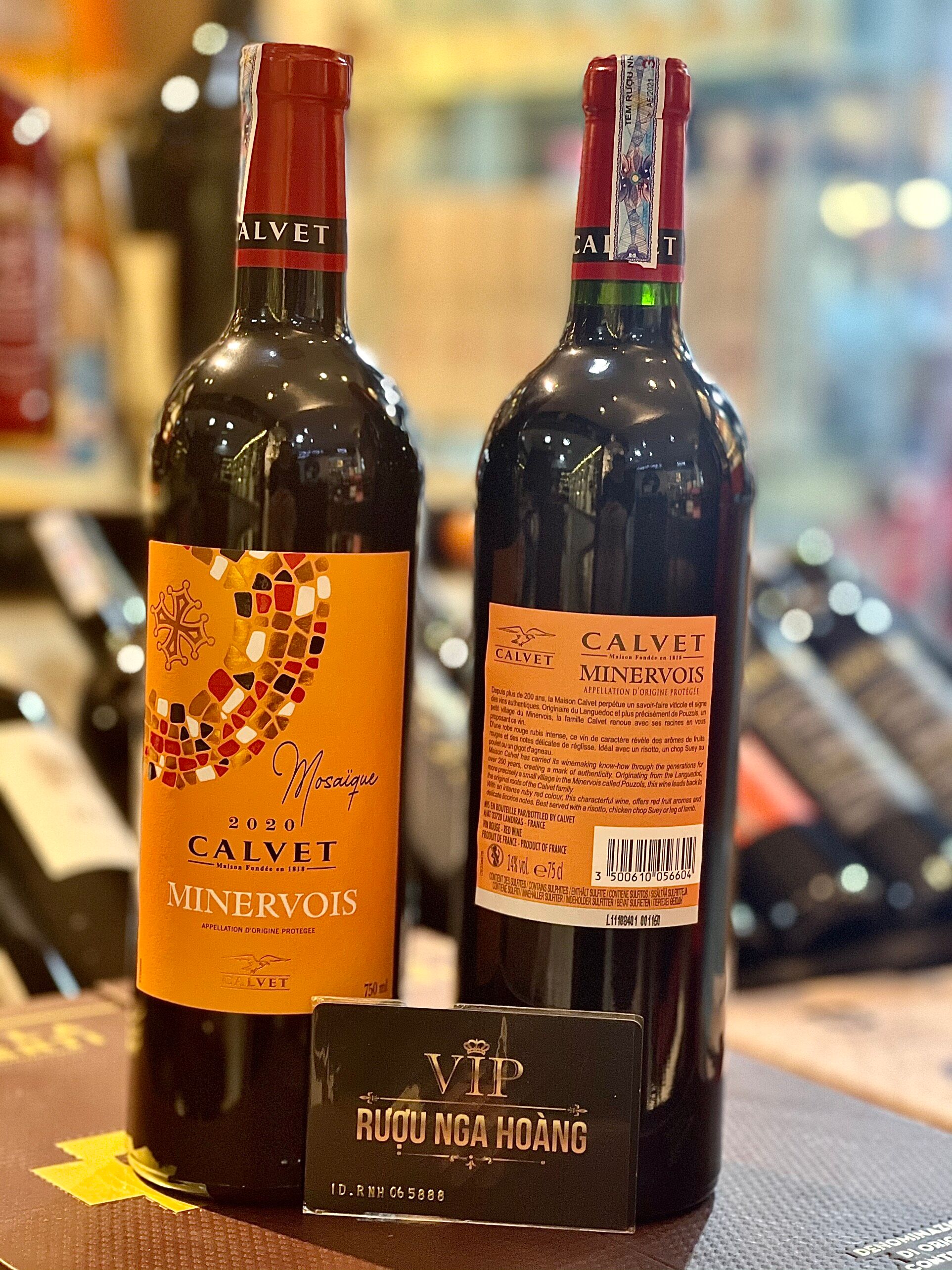 RƯỢU VANG PHÁP CALVET MINERVOIS