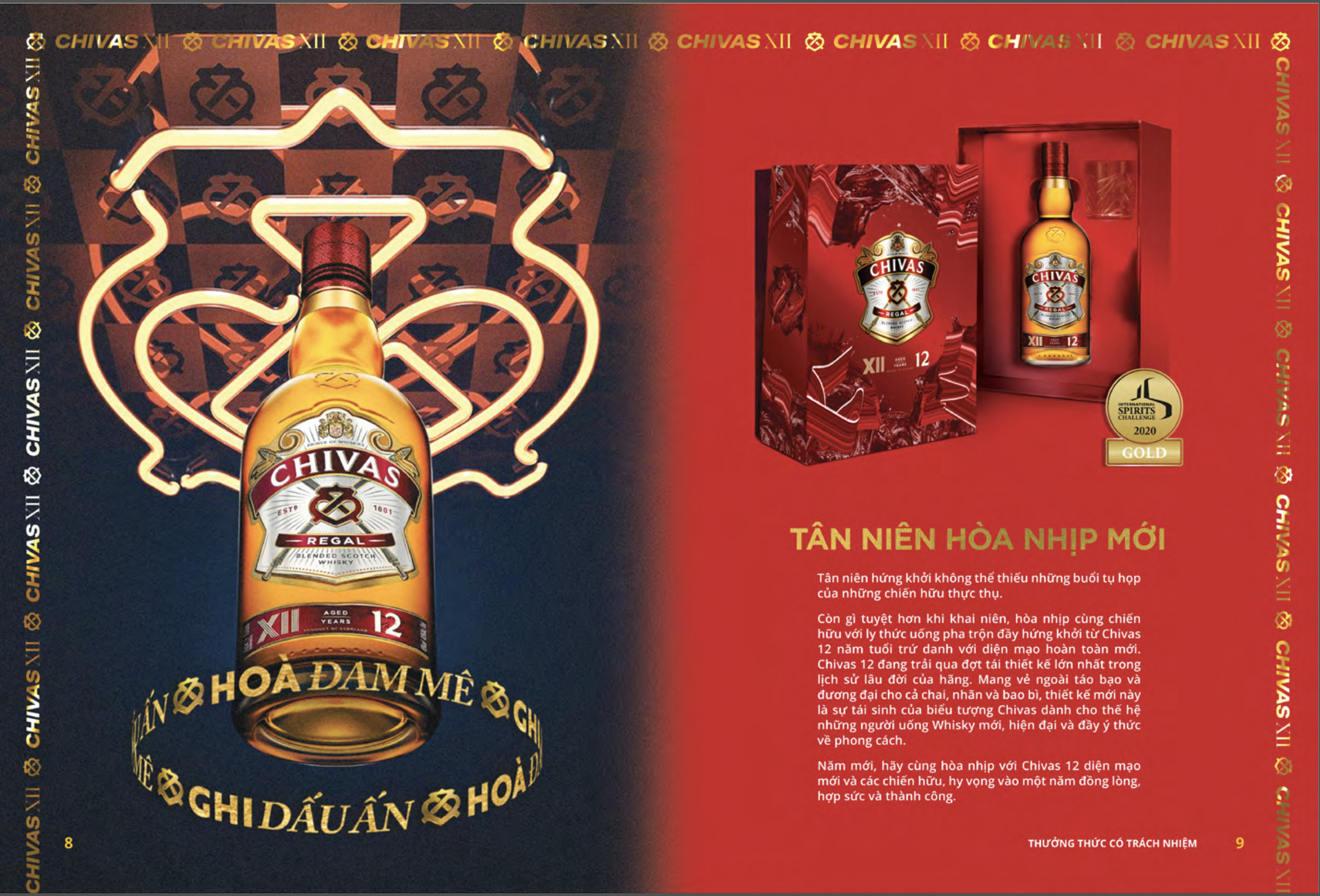 CHIVAS 12 NĂM - HỘP QUÀ TẾT 2022 (Hết Hàng)