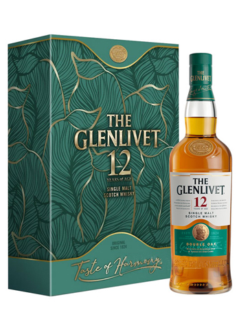 RƯỢU GLENLIVET 12 DOUBLE OSK HỘP QUÀ 2021 (Hết Hàng)