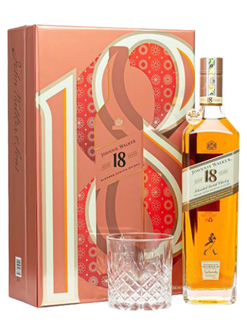 RƯỢU JOHNNIE WALKER 18 NĂM - HỘP QUÀ TẾT 2022 (Hết Hàng)