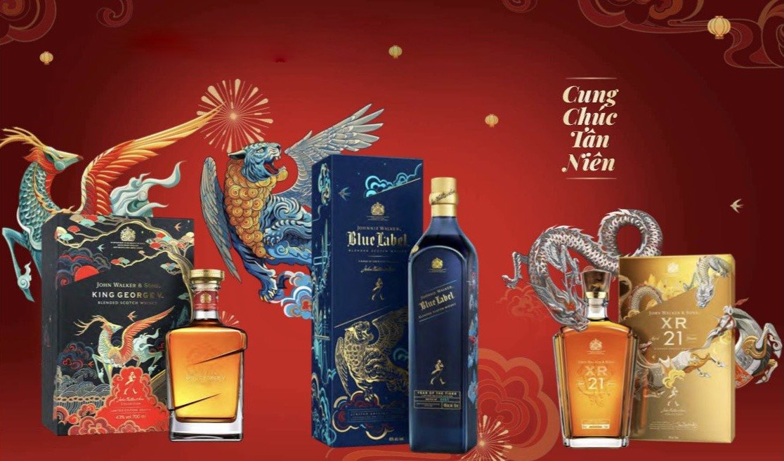 RƯỢU JOHN WALKER & SONS XR 21 - HỘP QUÀ TẾT 2022 (Liên Hệ)