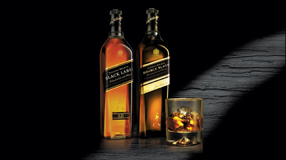 RƯỢU JOHNNIE WALKER DOUBLE BLACK 1L NÚT BẤC