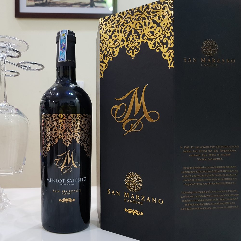 RƯỢU VANG Ý M MERLOT SALENTO