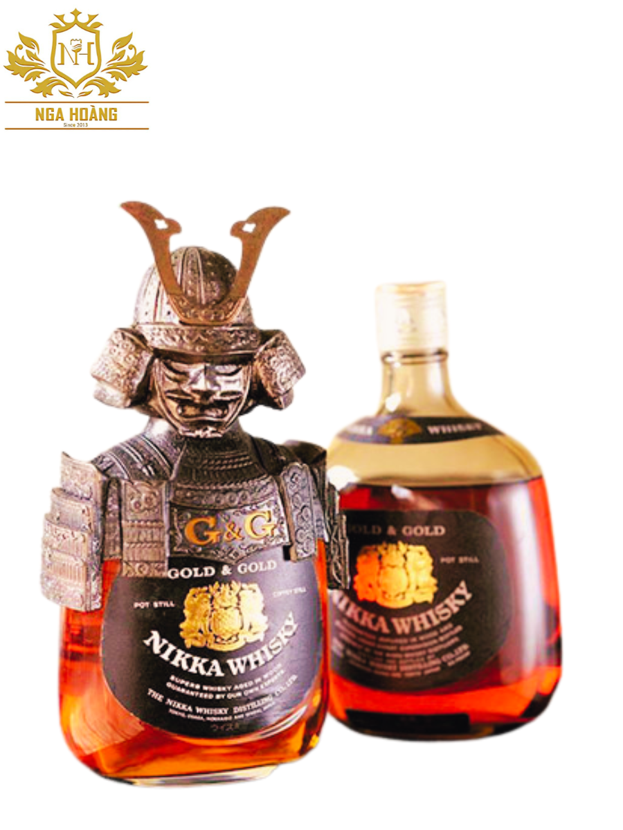 RƯỢU NIKKA WHISKY SAMURAI GOLD & GOLD