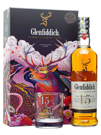 RƯỢU GLENFIDDICH 15 NĂM - HỘP QUÀ TẾT 2021 (Hết Hàng)