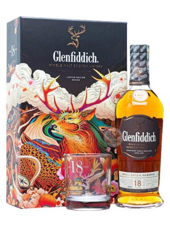 RƯỢU GLENFIDDICH 18 NĂM - HỘP QUÀ TẾT 2021 (Hết Hàng)