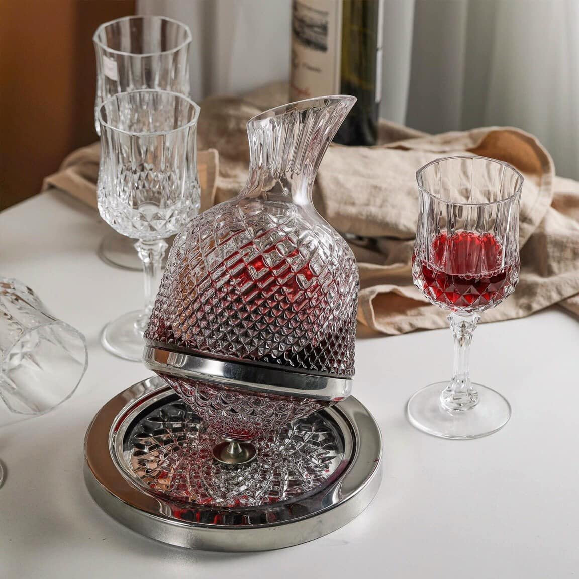 DECANTER XOAY 360 ĐỘ