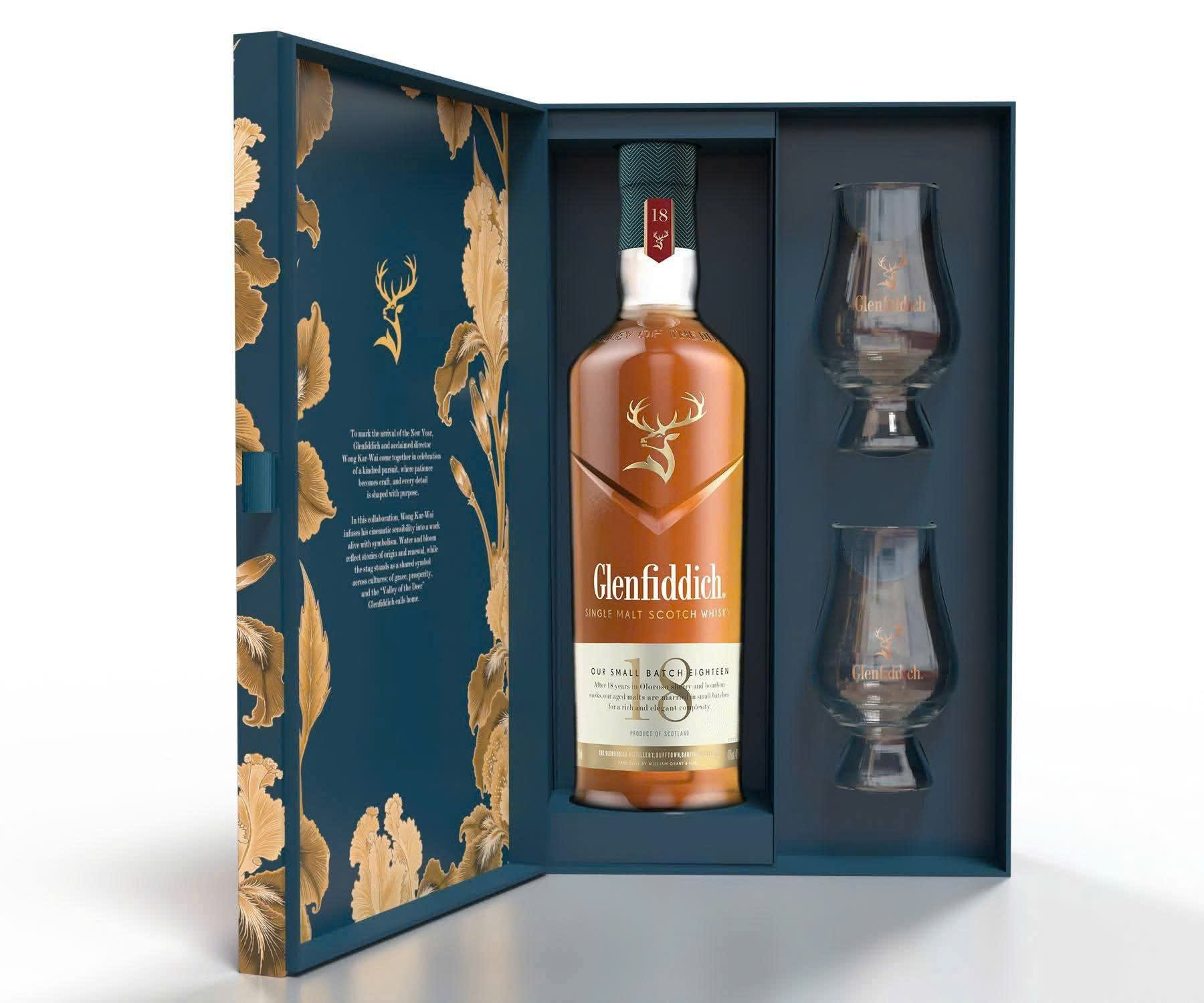 Glenfiddich 18 Tết 2026 – Hộp quà single malt cao cấp – tôn vinh đẳng cấp biếu tặng Tết