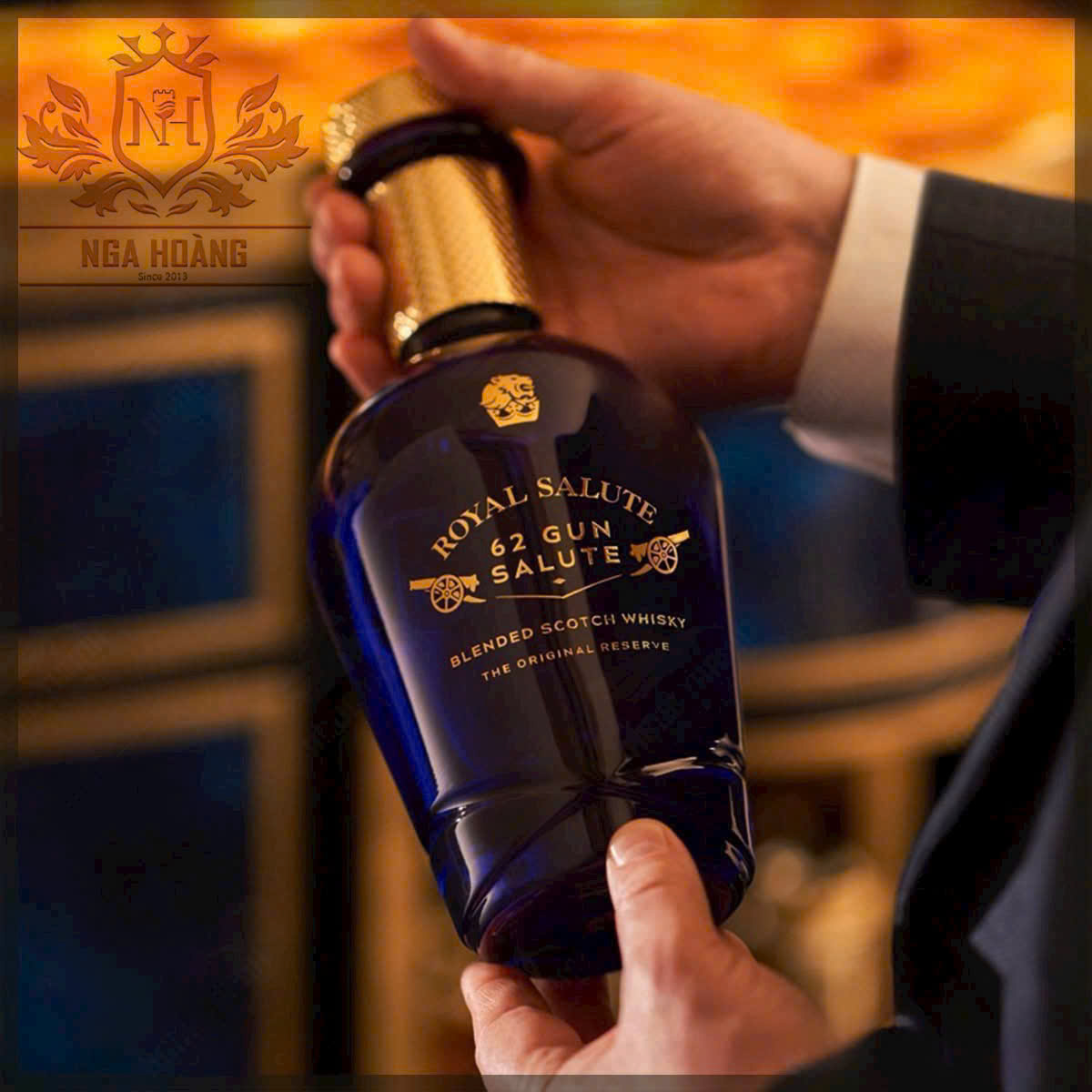 Royal Salute 62 Gun Salute (Original Reserve) – Đỉnh cao tinh hoa Whisky Hoàng Gia Anh