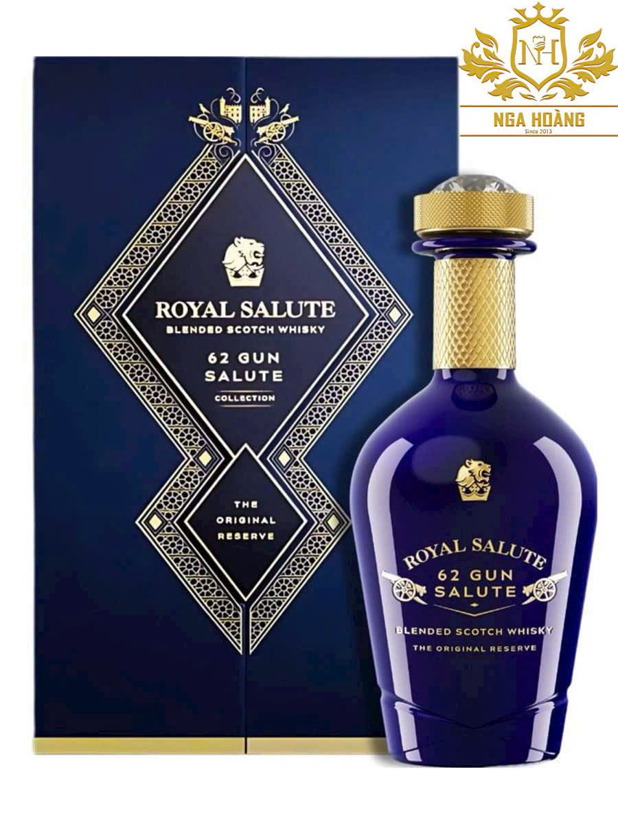 Royal Salute 62 Gun Salute (Original Reserve) – Đỉnh cao tinh hoa Whisky Hoàng Gia Anh