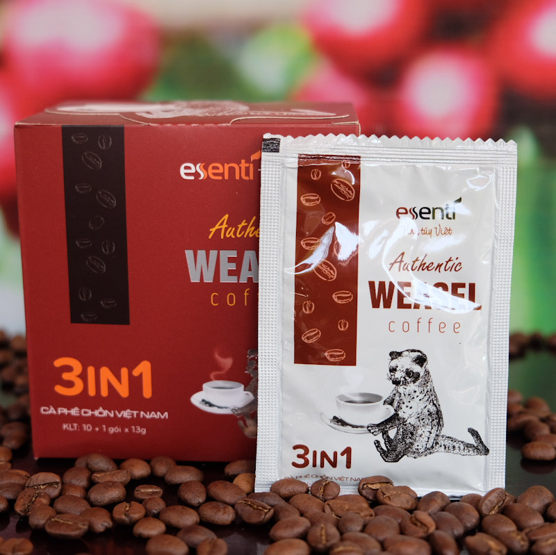 Authentic Weasel Coffee - Cà Phê Chồn Hòa Tan 3in1 - 11 gói Authentic Weasel Coffee - Cà Phê Chồn Hòa Tan 3in1 - 11 gói