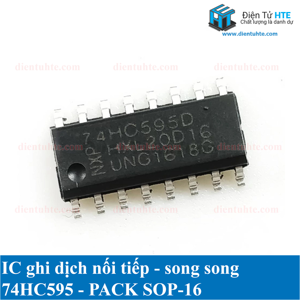 74hc595 Ic Module IC ghi dịch 74HC595 | Điện Tử HTE