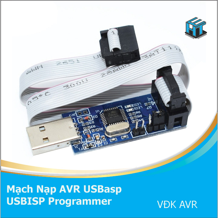 Avr Usbasp Interface Mạch Nạp AVR USBasp USBISP Programmer | Điện Tử HTE