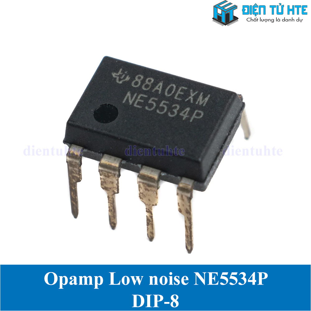 Philips NE5534N DIP-8 Op Amp IC – Genuine Single Operational Amplifier (1 Piece)