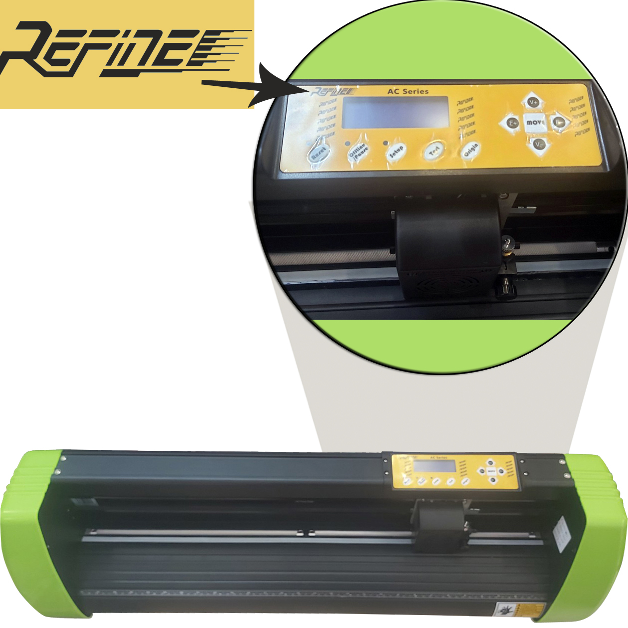 Máy cắt bế decal Refine AC 721 chính hãng . Bảo hành 2 năm - Giá siêu sốc !