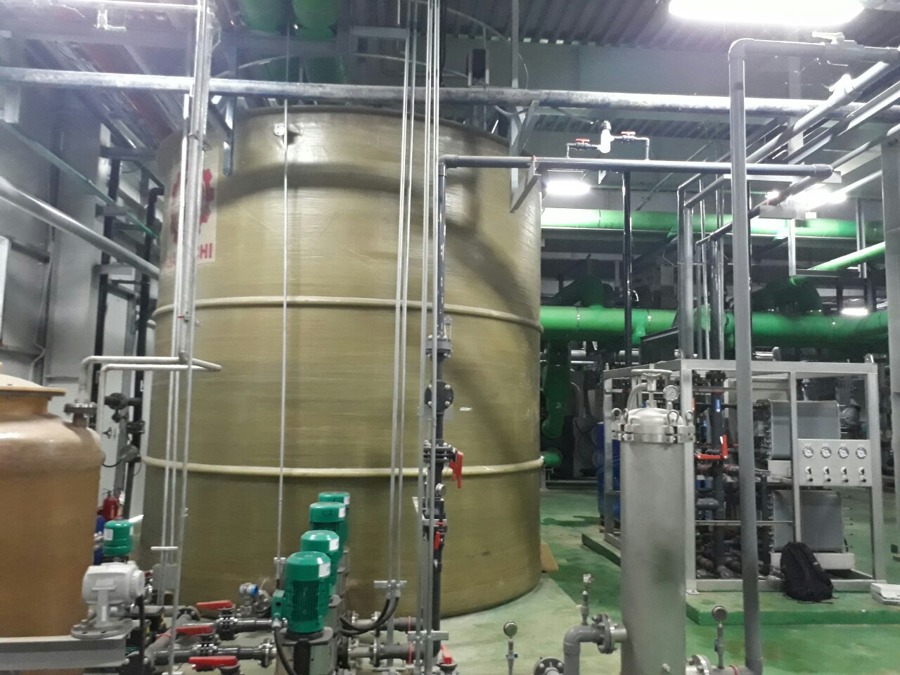 Installation tank