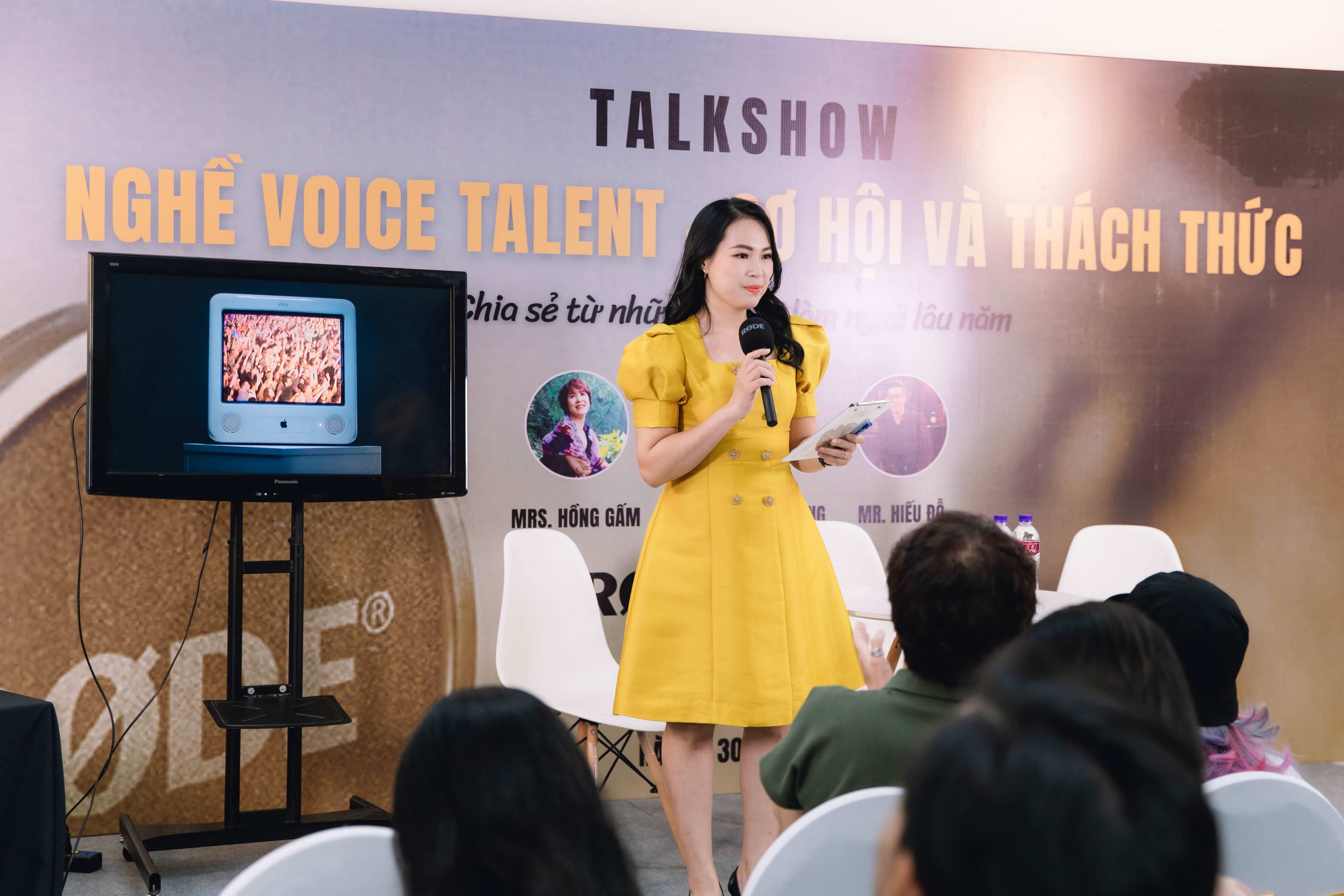 TALKSHOW CHIA SẺ VỀ NGHỀ VOICE TALENT – CƠ HỘI VÀ THÁCH THỨC TRONG THỜI ĐẠI “A.I”