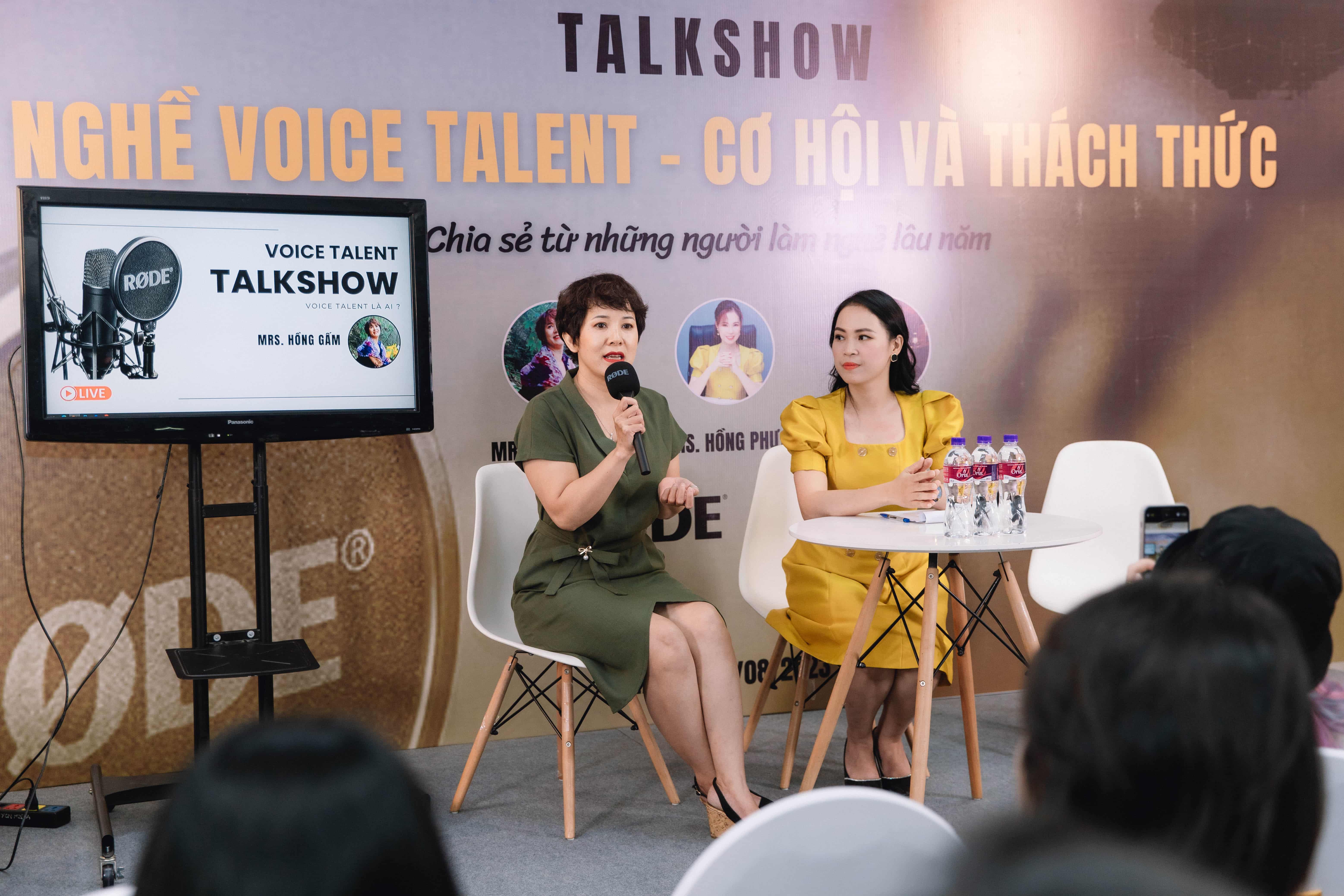 TALKSHOW CHIA SẺ VỀ NGHỀ VOICE TALENT – CƠ HỘI VÀ THÁCH THỨC TRONG THỜI ĐẠI “A.I”