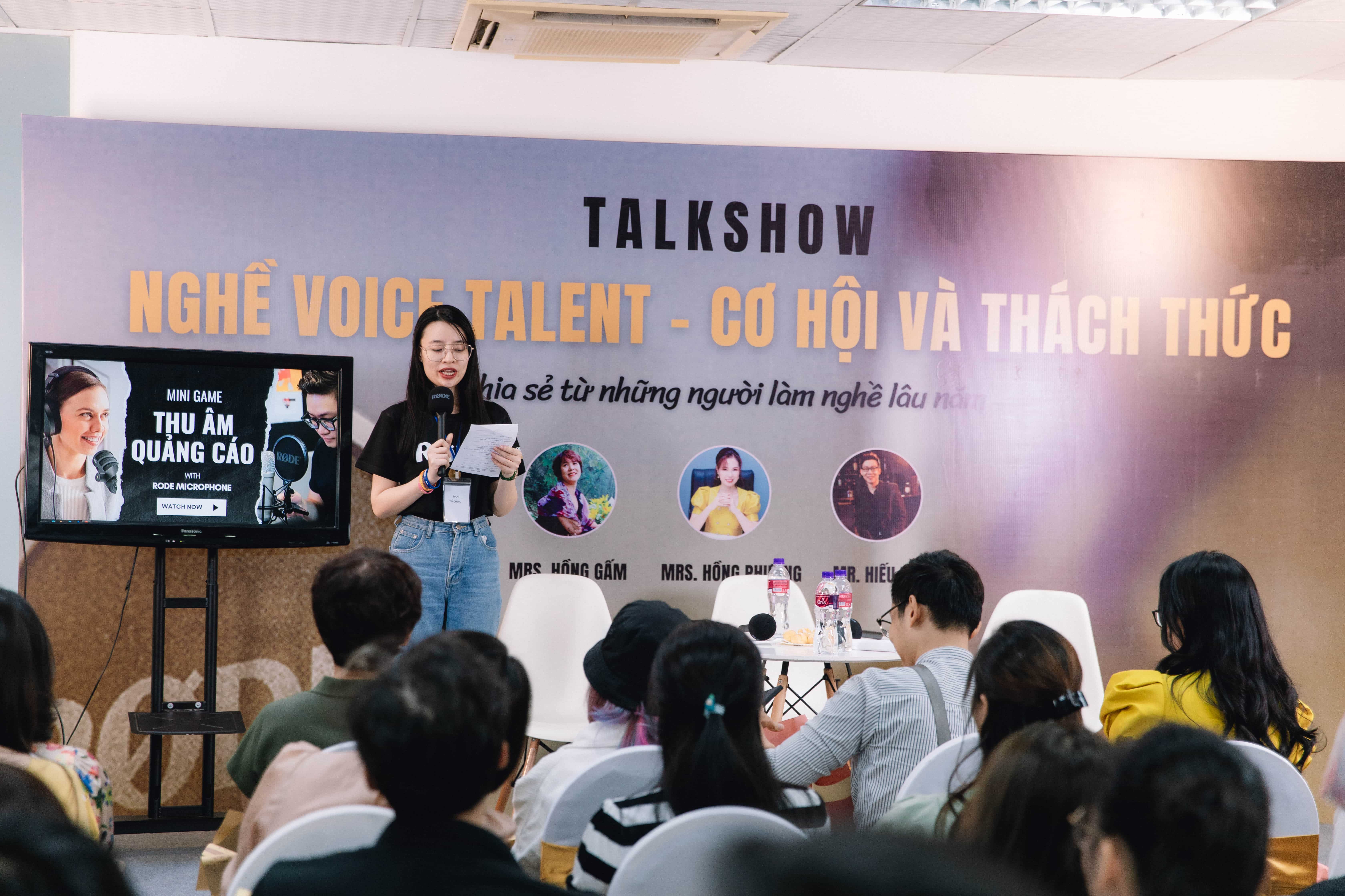 TALKSHOW CHIA SẺ VỀ NGHỀ VOICE TALENT – CƠ HỘI VÀ THÁCH THỨC TRONG THỜI ĐẠI “A.I”