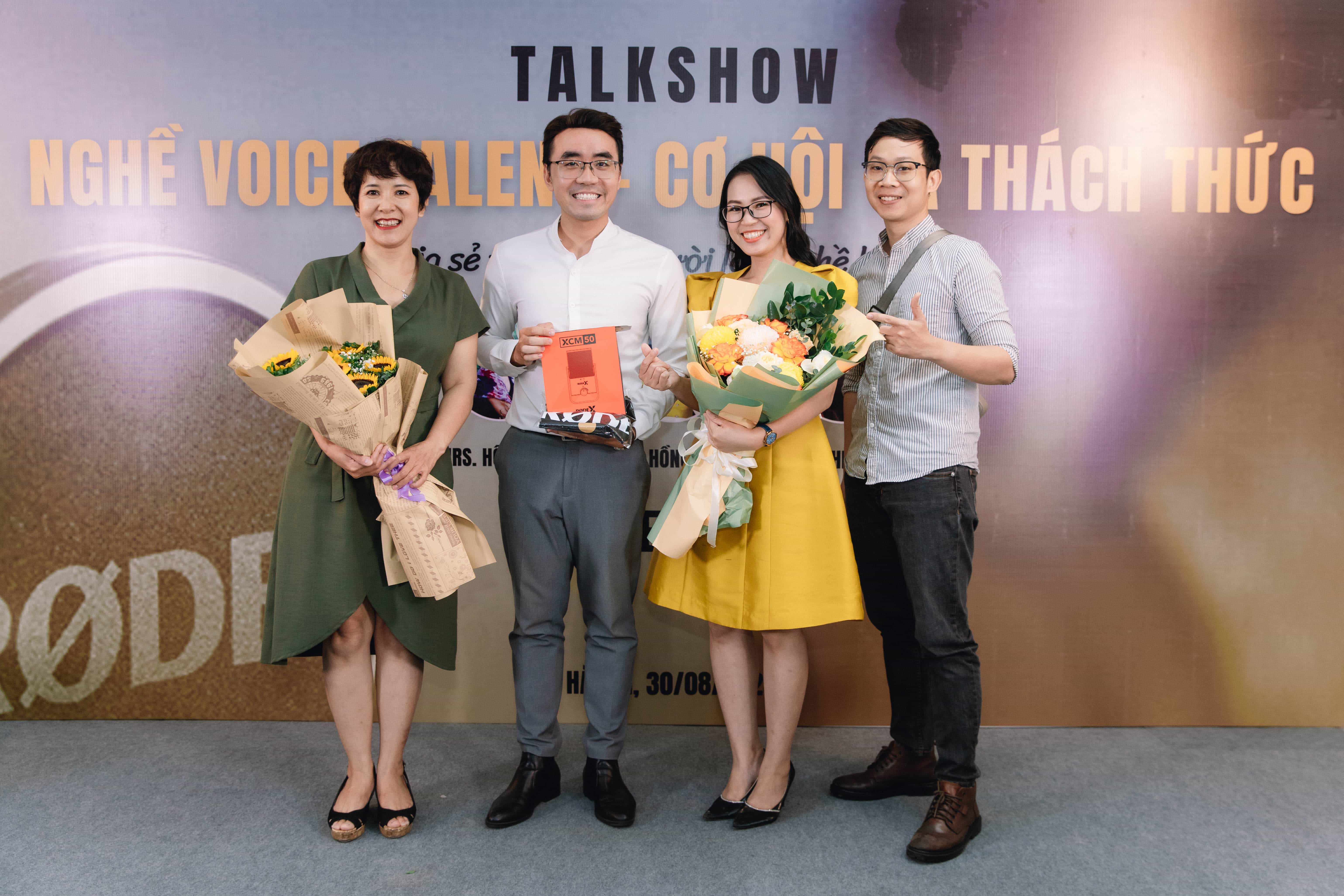 TALKSHOW CHIA SẺ VỀ NGHỀ VOICE TALENT – CƠ HỘI VÀ THÁCH THỨC TRONG THỜI ĐẠI “A.I”
