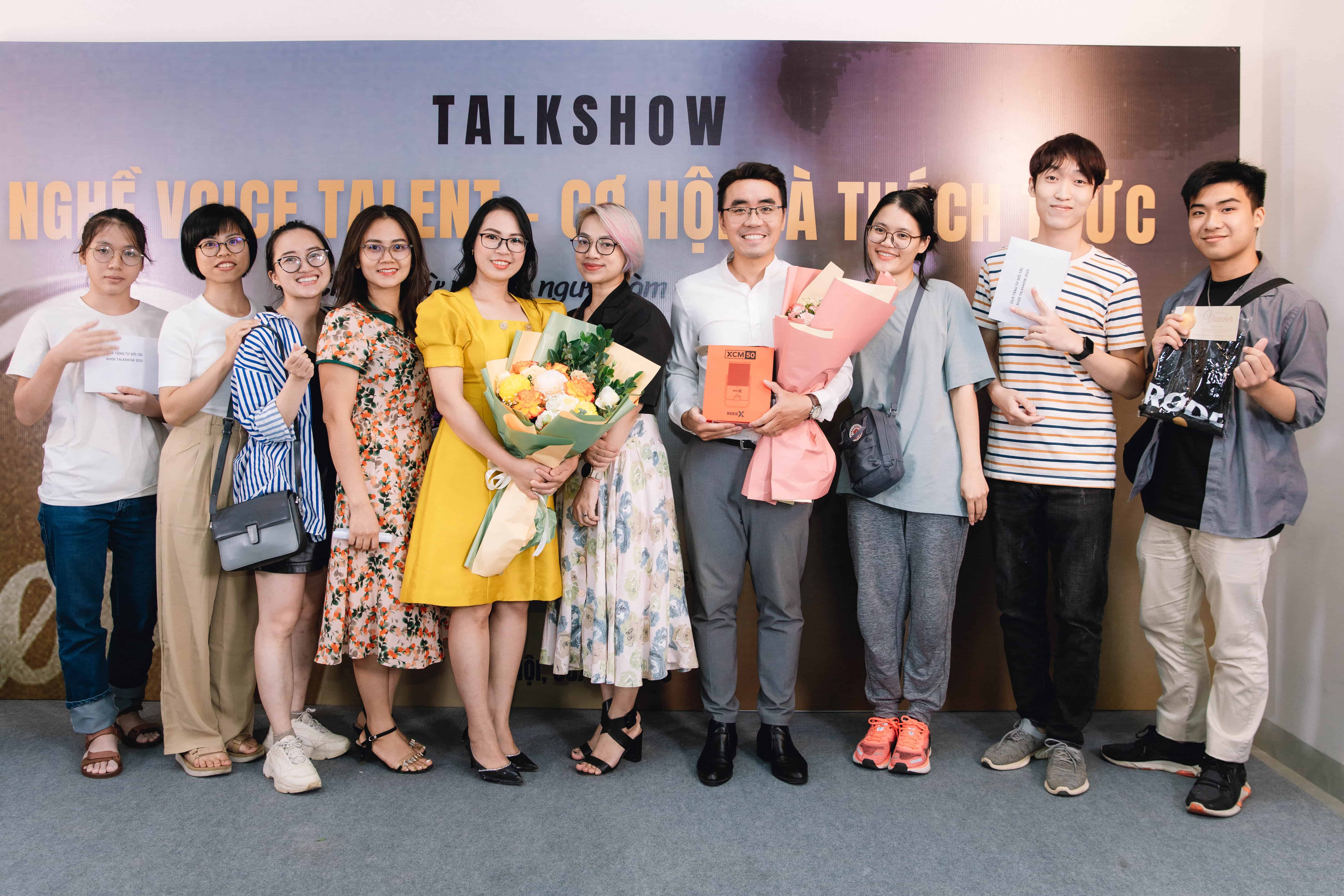 TALKSHOW CHIA SẺ VỀ NGHỀ VOICE TALENT – CƠ HỘI VÀ THÁCH THỨC TRONG THỜI ĐẠI “A.I”