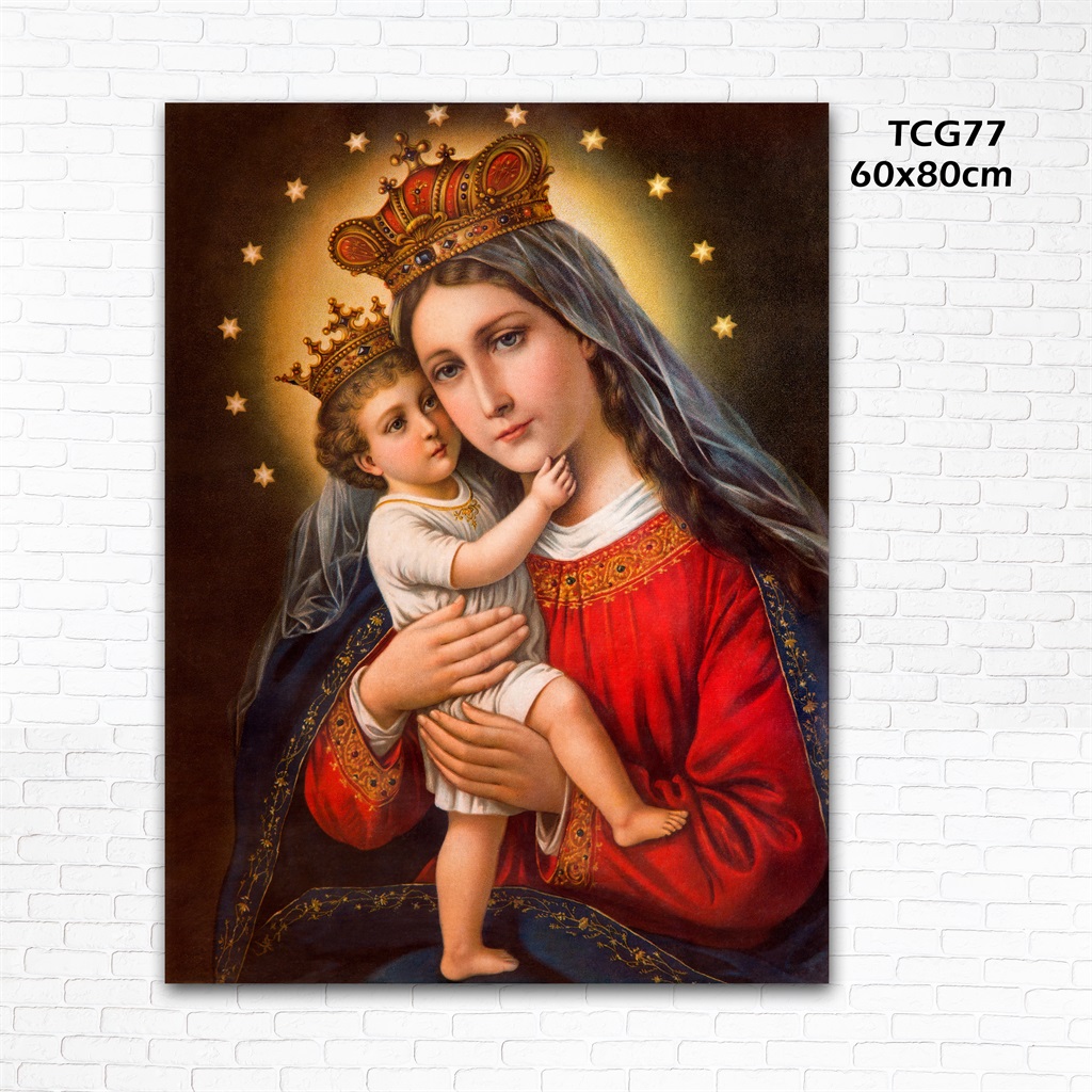 Tranh Công Giáo Đức Mẹ Maria Và Chúa Jesu A02