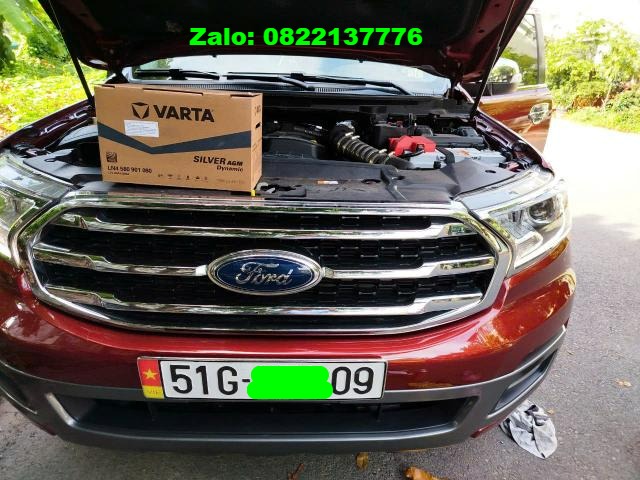 Bảng thông số bình ắc quy xe Ford Everest theo đời xe
