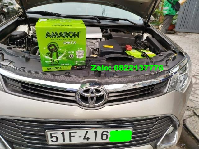 thay bình ắc quy xe toyota camry chính hãng tận nơi tphcm