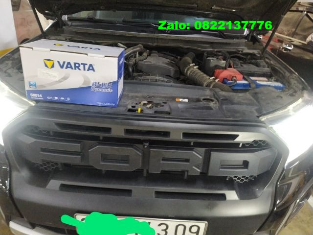 thay bình ắc quy xe ford ranger raptor chính hãng tận nơi