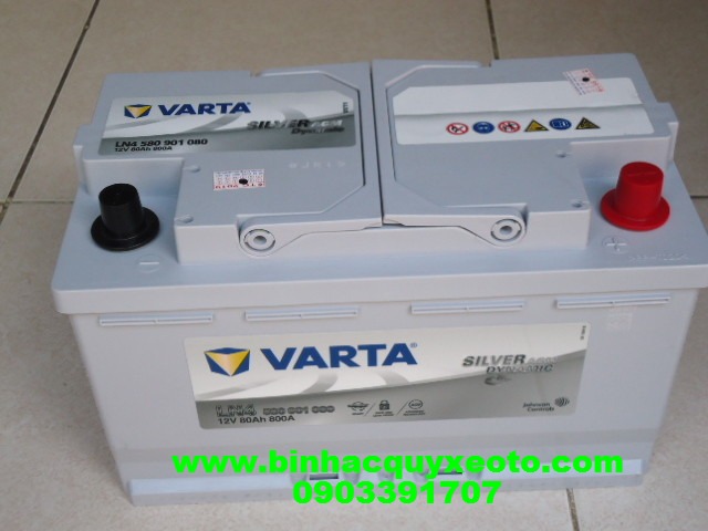 Bình ắc quy Varta AGM LN3 12V 70Ah thay thế cho xe Mercedes GLC 200