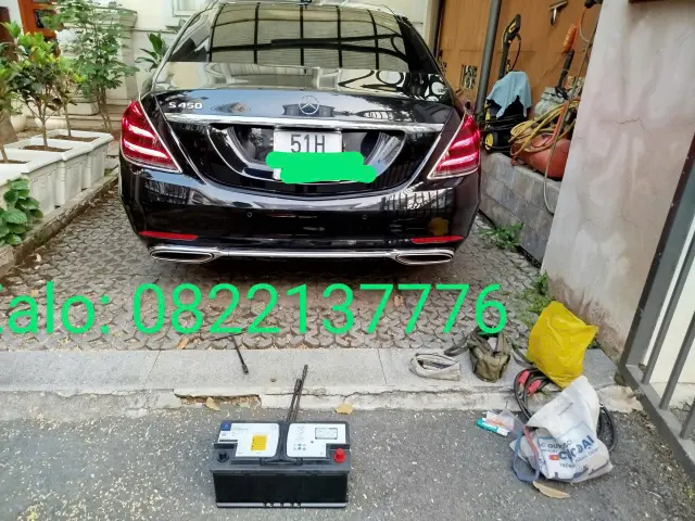 ắc quy xe mercedes s400 chính hãng thay tận nơi tphcm
