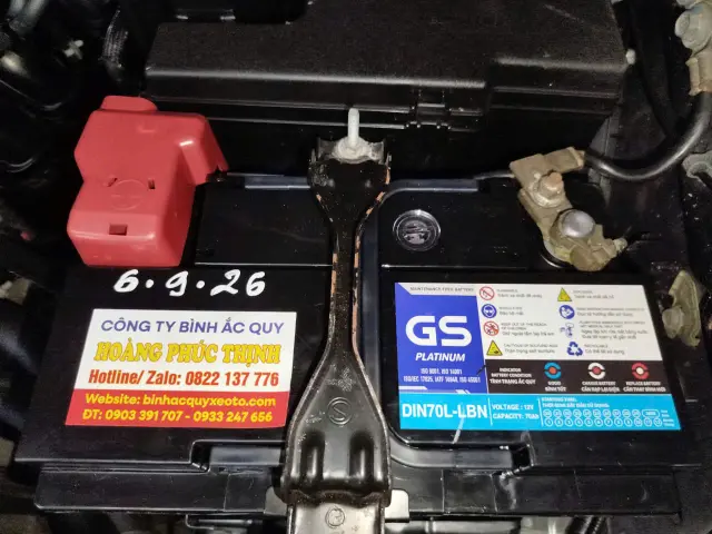 Bảng thông số kỹ thuật bình ắc quy xe Toyota Vios