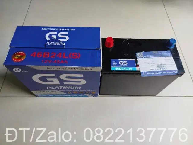 Bình ắc quy GS cho xe Toyota Vios chính hãng