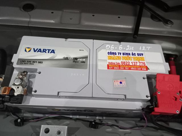 Quy trình lắp đặt và kiểm tra ắc quy Varta AGM LN5 95Ah