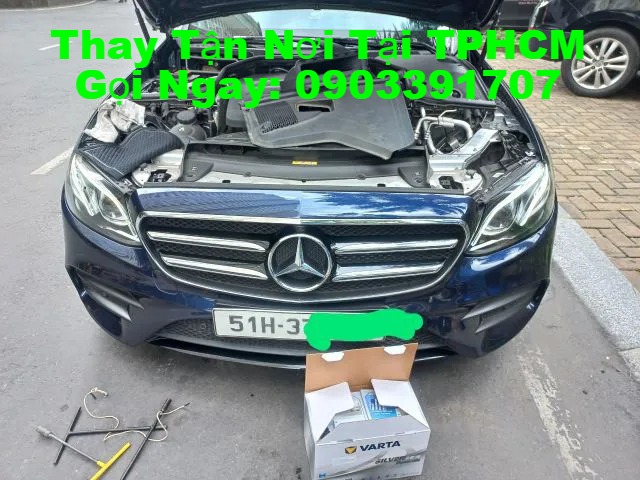 nơi thay ắc quy xe mercedes e200 chính hãng uy tín
