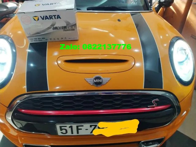 thay bình ắc quy xe mini cooper varta agm chính hãng tận nơi