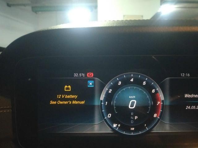 Cảnh báo ắc quy yếu start engine see owner manual Mercedes GLC 300