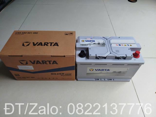 giá bình ắc quy varta agm 80ah chính hãng cho xe mercedes e200