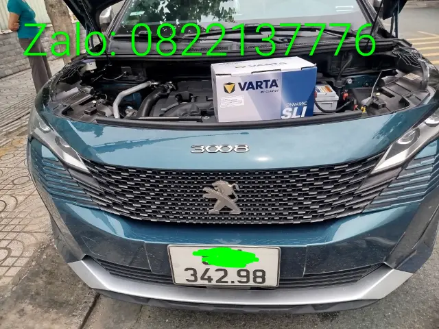 Nơi thay bình ắc quy xe peugeot 3008 chính hãng uy tín tận nơi