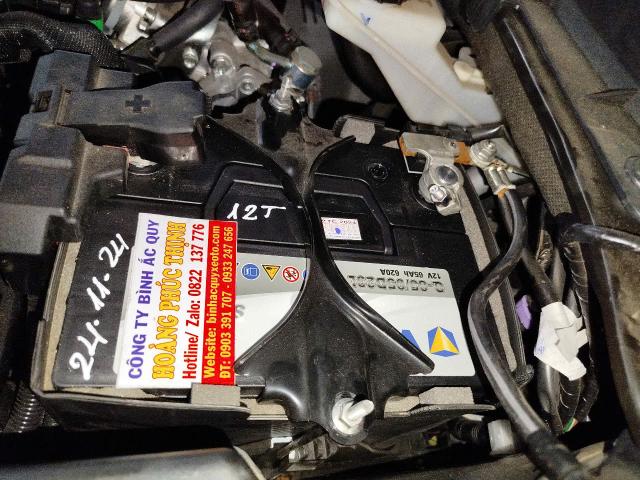 thay bình ắc quy xe mazda cx5